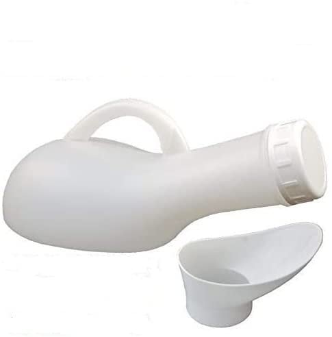 ASPIRE UK Urine Bottle Spill Proof Unisex Portable Travel Pee Bottle for Men and Women Leak-Resistant Design for Hospital, Camping, Car and Emergency Use