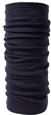 Embouro Halswärmer aus 100% Merinowolle, Gesichtsmaske, Ski-Halswärmer, Kopfbedeckung für Damen und Herren (Blau)