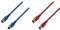 Adam Hall Cables K3MIDI0300BLU 3 Star Serie MIDI-Kabel (3m) blau & 3 Star Series 1.5m MIDI Kabel - Rot