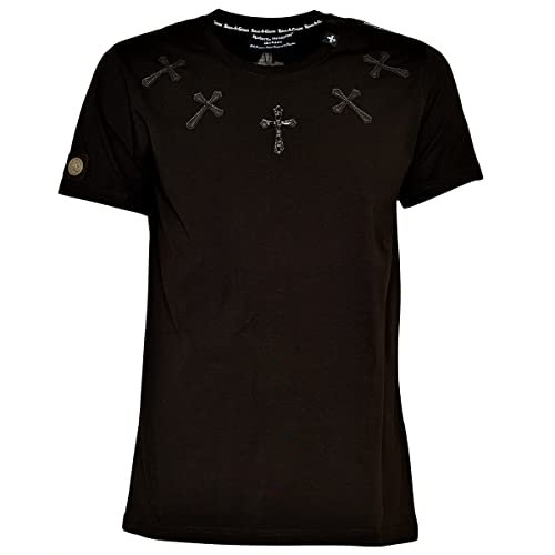 Roberto Geissini Herren T-Shirt Favorite - Black 2XL