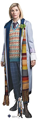 Star Cutouts SC4229 Doctor Who Thirteenth Doctor Multi-Doctor Lifesize Cardboard Cutout – Regeneration Era Display, Whovian Collector & Party Decoration