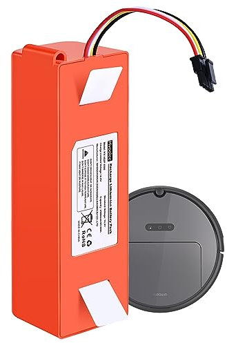 Hvoolee 6500mAh Batteria per Xiaomi Mi Robot Xiaomi Mijia Roborock S50 S51 S55 S5 S6 S7 Q7 Aspirapolvere Robot Li-ion Batteria