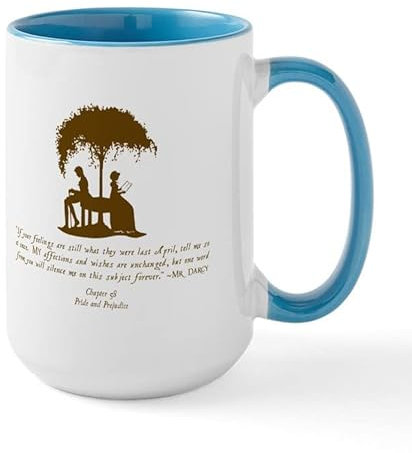 BAAROO Mr. Darcy, Jane Austen - Grande tasse en céramique - 440 ml