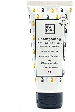 Au Poil Shampoo gegen Schuppen Bart & Haar Frische Moschus von Sébastien Chabal