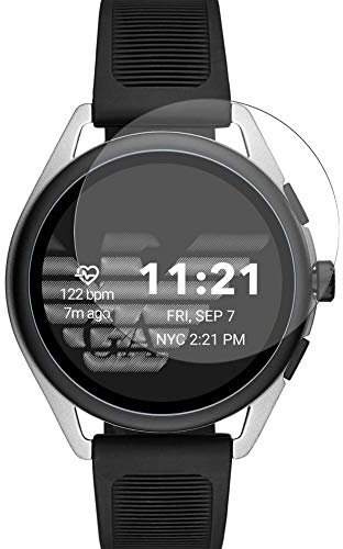 Vaxson 3 Stück 9H Panzer Schutz Glas kompatibel mit Armani 3 44mm Hybrid Watch Schutzfolie Display schutz folie Panzerfolie SchutzGlas folien PanzerGlas