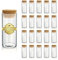 Set mit 20 Reagenzgläsern mit Korken, 150 ml, für Labor, Einmachgläser aus Glas, Glasflasche, Dragees, Hochzeit, Dekoration, Taufe, Gewürze, Süßigkeiten