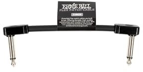 Ernie Ball Flex Patchkabel 3in - Zwart - Enkele