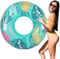 MoKo Schwimmringe mit Griffen für Erwachsene, Aufblasbar Schwimmreifen Wasserspielring, Groß 107 cm Schwimmring Luftmatratze Pool Spielzeug Wasserspielzeug für Strand Schwimmbad Draußen, Buntes