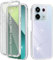 Fensweli Coque pour Xiaomi Redmi Note 13 Pro 5G en Transparent Étui pour téléphone Portable Complet à 360°Protection Silicone Ultra Mince Housse Fine Antichoc Case