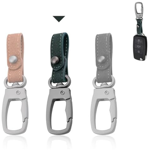 XMHLFC Auto Schlüsselanhänger für BMW F11 F30 F32 G20 G60 1er 2er 3er 4er 5er 6er 7er, Auto Schlüsselring Zubehör Unisex Auto Schlüsselring Autoschlüsselbund,B/Dark Green