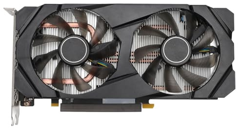 Bewinner Gaming-Grafikkarte RTX2060 6 GB GDDR6 mit Hochtemperatur-Festkondensatoren, Verstärkten PCB- und Aluminiummaterialien, 192-Bit-Speicherschnittstelle für Stabiles Gaming und