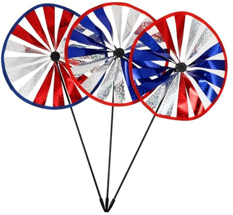 KONTONTY 3stücke Teiliges Bunter Windräder Für Mädchen Farbige Windmühlen Spielzeug Für Garten Und Outdoor-aktivitäten Fördert Kreativität Und Spaß Im Freien