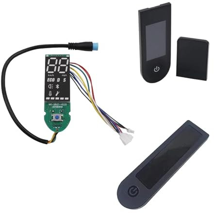 SZKIRNO Tablero Bluetooth con cubierta de protección para Xiaomi M365 Pro, placa de circuito de scooter eléctrico, pantalla BT, piezas de reparación (juego negro)