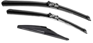 USQBUZHHK Coche para Fiat 500 500C 500L 2009-2023 Juego Escobillas Limpiaparabrisas Delanteras Y Traseras Accesorios