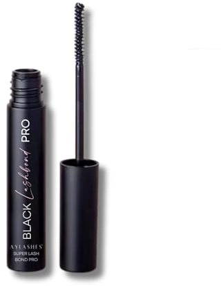 AYLASHES DIY Super Bond Black Pro Wimpernkleber für Wimpernextensions mit bis zu 7 Tage Halt, wasserfest, Latexfrei, Ohne Dämpfe, Schnell Trocknend, Präzises Auftragen und Dermatologisch bestätigt