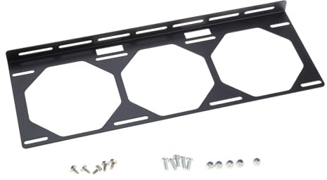 Klaisy Support de radiateur pour ventilateur de 120 mm, 240 mm, 360 mm, support de montage pour boîtier d'ordinateur, accessoire de châssis d'ordinateur, boîtier PC