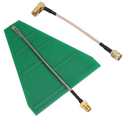 CHICIRIS Robte und Langlebige UWB Ultra -Breitband -Protokoll Log Antenne mit 5 Bis 6 DB Verstärkung, Ideal für Bereiche ohne Signal, ABS Material, Stecker und Spiel
