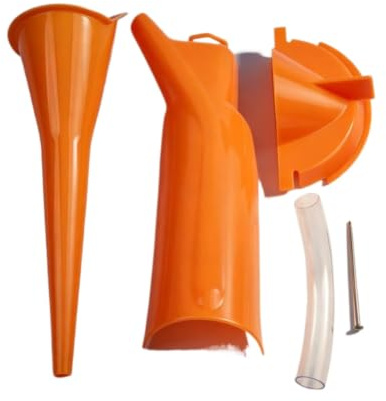 Motorcycle Oil Change Funnel With Fill Cover Compatible With Harley-Davidson Touring Road King Sportster XL 883 1200 Iron XR Softail