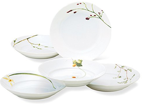 Narumi Sato Hanagoyomi Curry & Pasta dish set (japan import)