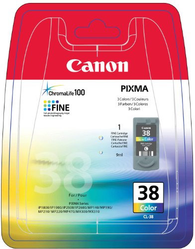 Canon Tintenpatrone CL-38 für iP2500/2600, MP210/220, MX300/310, farbig