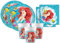 Kit Compleanno Bambina Sirenetta 16 persone Piatti Bicchieri TOVAGLIOLI 72 PZ Ariel
