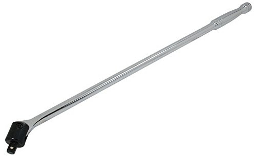 Goodyear 24 X 1/2 Drive Flex Bar | Heavy-duty Chrome Vanadium Steel | Flexible, Ergonomic Handle For Optimal Torque | Durable, Reliable Tool| Long Slim Handle With Flexible Knuckle Joint