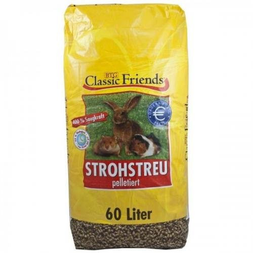 Classic Friends Strohstreu 60 l, Späne, Kleintierstreu