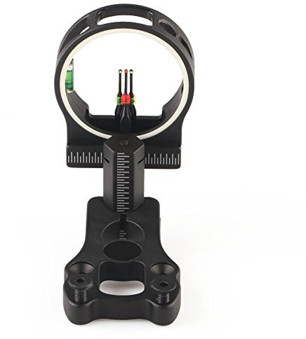 VERY100 Zielvorrichtung / 3 - Punkt Visierung für Compound Bögen (Schwarz)