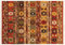 Kilim Carpets by Jalal Teppich Kilim Sivas 3 rot/mehrfarbig 60 X 90 cm