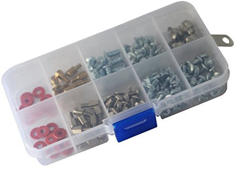 Computer PC Screw Kit 134pcs for Assembling Case Power Motherboard Fan CD Drive Hard Drive