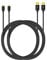 Anker [2-Pack Micro USB Cable 6ft/ 1.8m Nylon Braided Tangle-Free Micro Cable with Gold-Plated Connectors for Android, Samsung, HTC, Nokia, Sony and More (Black)