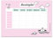 Papierdrachen Stundenplan DIN A4 Block - Motiv Pastell - beschreibbar und ideal als Geschenk für Schule oder Uni - Terminkalender und Wochenplan für Jugendliche und Erwachsene