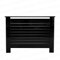 Yaermei Livingroom Kitchen Hallway Classy Highgloss Radiator Covers Decorative Cabinet 3 Colors 4 Sizes Horiz Slat UK Stock (M, Highgloss Black)