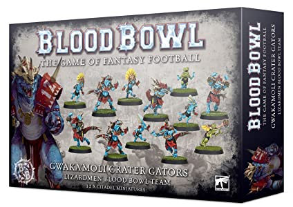 Games Workshop - Blood Bowl: Lizardmen Team - Gwaka'moli Crater Gators