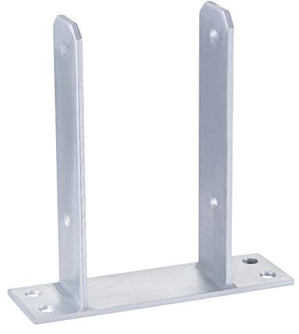 4 x U-PFOSTENTRÄGER 101 MM ANKER STAHL VERZINKT MATERIALSTÄRKE: 5 MM