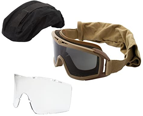 Revision Desert Locust Schutzbrille Essential Kit Clear & Smoke (Tan)