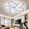 Wildcat Ceiling Fans with Lights, Modern LED Dimmable Ceiling Light with Fan and Remote Control, Quiet, Creative 5 Lights Design, Ceiling Fan for Bedroom, Kitchen, Dining Room