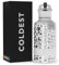 Coldest Sports Water Bottle - (Straw Lid), Leak Proof, Vacuum Insulated Stainless Steel, Hot Cold, Double Walled, Thermo Mug, Metal Canteen (64 oz, Silver Leopard)