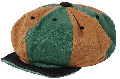 CLAPE Vintage Newsboy Flat Baumwolle Schiebermütze Tellermütze Herren Baker Boy Mütze Damen Classic Gatsby 8 Teilig Barett