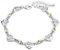 Grüner Diamant Elemente Kristall Armband Damen Silber 925 Armbänder Herz Liebe, Geschenk zum Muttertag/Jahrestag/Valentin's Day, Geschenk für Damen