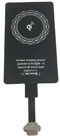GEPAS Ricevitore esterno di ricarica wireless Qi Type-C per Xiaomi Poco X5 X4 X3 Pro NFC POCO X4 GT
