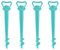 H HANSEL HOME Soporte para Sombrilla Playa Sujeta Sombrillas Base de Sombrilla Playa - Turquesa x 4