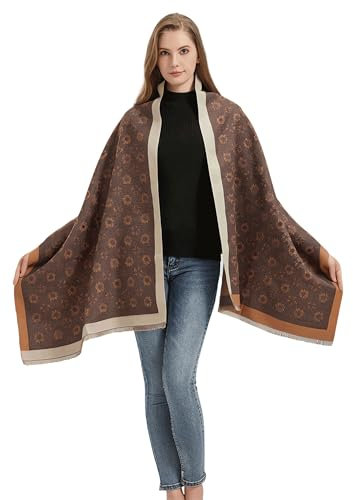 Woaipati Frauen Weiche Kaschmir Schal Pashmina Schals und Wraps für Abendkleid Brautjungfer Hochzeit Braut Winter Warm Lange Große Schals