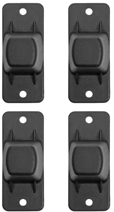 Gralara 4 Pezzi Borchie Fondo per Bagagli Piede per Valigia Piedini per Valigia Durevoli Neri Cuscinetti per Piedi per Bagagli per Valigie da Viaggio, stile B