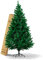 TIBBERS Árbol de Navidad Artificial, Altura de 60-240 cm (240 cm), Estructura Desmontable, Ramas Abatibles, Soporte Metálico Plegable, TBS038