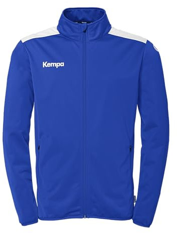 Kempa Herren Emotion 27 Poly Sport-Jacke, Royal/weiß, 152 EU