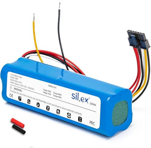 Anakel Home Silex Spain Repuesto de Batería Compatible con Conga 4090 4490 4590 4690 | Capacidad 5200 mAh 76.96 WH 14.8V Gran Capacidad y Duración | Fácil Instalación
