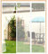 Magnetic Fly Screen Door White, 200(66/68/66) x200cm Magnetic Door Curtain for Keeping Out Flies for Double Doors, Magnets Door Net to Keep Bugs Out, for Patio Door, Sliding Door, French Door