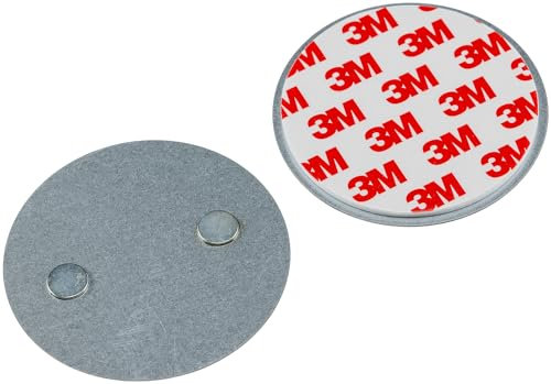ChiliTec Magnethalter Pads für Rauchmelder extra starken Klebepads Befestigung ohne Bohren Kein Schrauben Magnethalterung für Gasmelder Feuermelder Brandmelder 1 Set