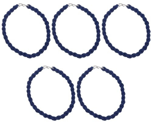 Luxshiny 5paires Bandes Élastiques Multifonctionnelles pour Camping Lot Cordon De Fixation pour Pantalons Tapis De Yoga Et Rideaux
